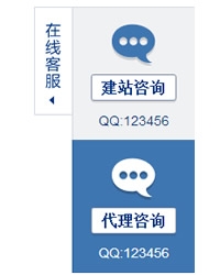 自动隐藏的QQ在线客服代码 042