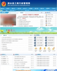 蓝色政府事业单位类网站织梦模板